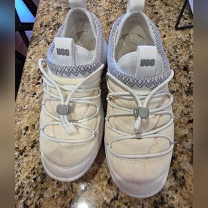 UGG Cream and Gray CA78 Tasman Sneakers